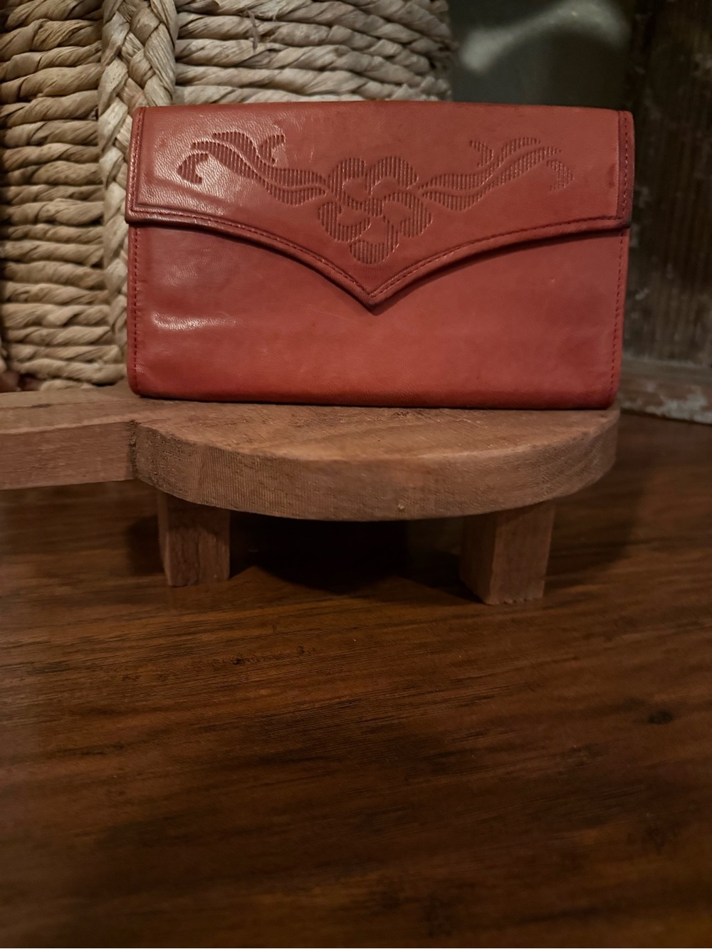 Vintage 1960s Princess Gardner Genuine Lambskin Wallet With Clutch NWOT